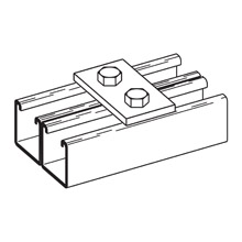 Product image for BLINE B340HDG 2HL SPLICE PLATE