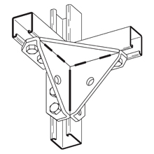 Product image for B-LINE B362GRN EIGHT HOLE DBL CORNE