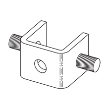 Product image for B-Line B400-3ZN TWO STUD R"G CONNEC