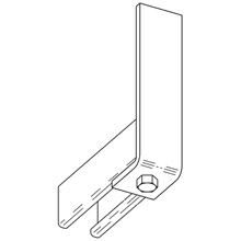 Product image for B-LINE B420-578GRN ONE HOLE CORNER
