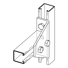 Product image for B-Line B485GRN FOUR HOLE GUSSETTED