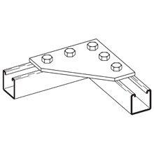 Product image for B-Line B556SS4 FIVE HOLE CORNER GUS