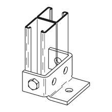 Product image for BLINE B585GRN POST BASE
