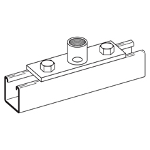 Product image for B-Line B587-1/2ZN 1/2 Inch Zinc Plated Pipe Coupling Fitting