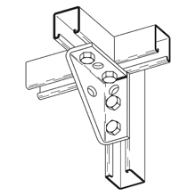 Product image for B-Line B844WHDG Galvanized Welded Universal Shelf Bracket