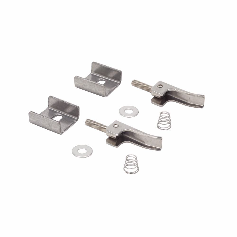Product image for B-Line FC412SS Type 4X, Used to provide quick access into an enclosure, Stainless steel, NEMA fast access clamp kit, Wall mounting, Type 4x/4/12 NEMA fast-access clamp kit