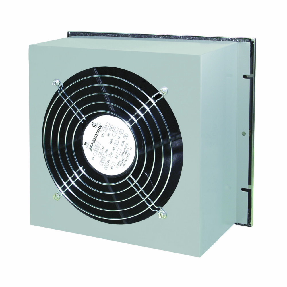 Product image for B-Line KP60 filter fan, NEMA 1, Includes high airflow with low noise operations, Steel, NEMA 1 box fan, Versatile mounting, Filter fans