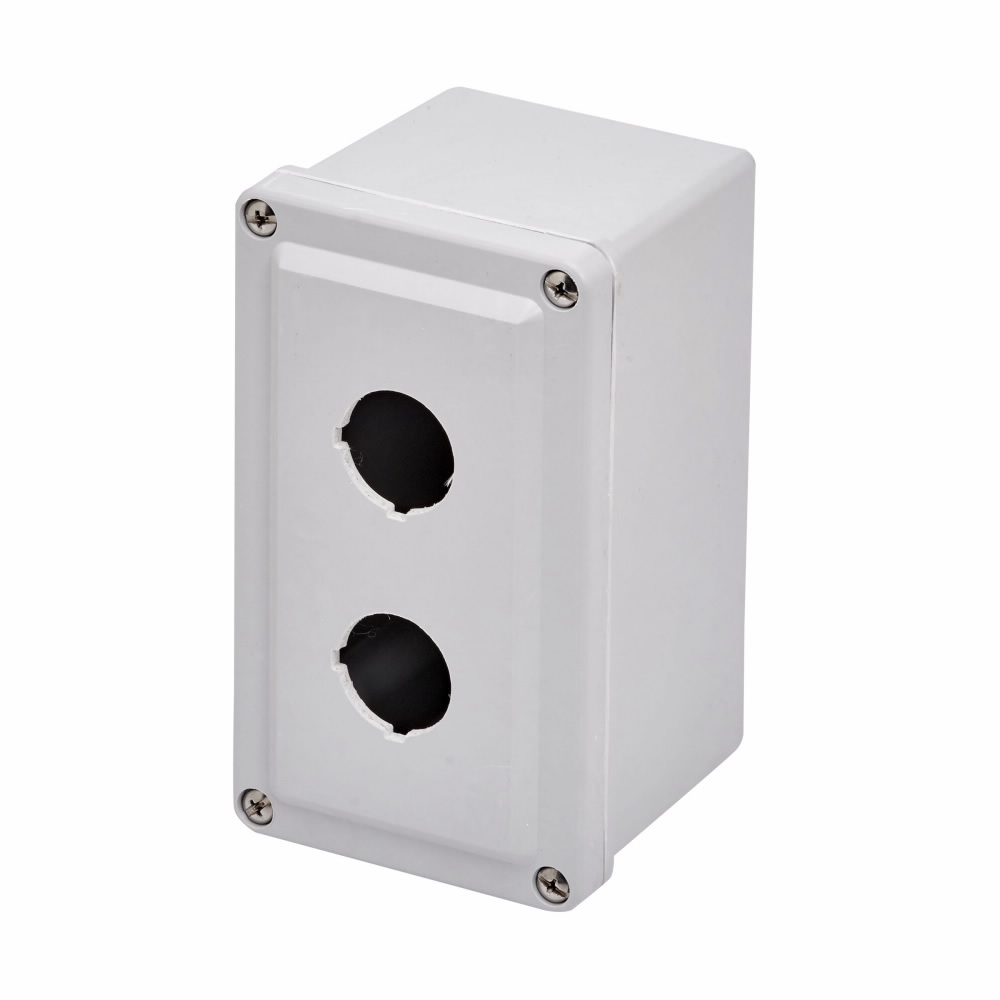 Product image for B-Line PV2F JIC Panel Enclosure, 6.63" x 3.81" x 3.89" NEMA 4X, Screw cover, PVF enclosure, Surface mounted, Medium single door, No mounting provisions, Fiberglass, Seamless poured