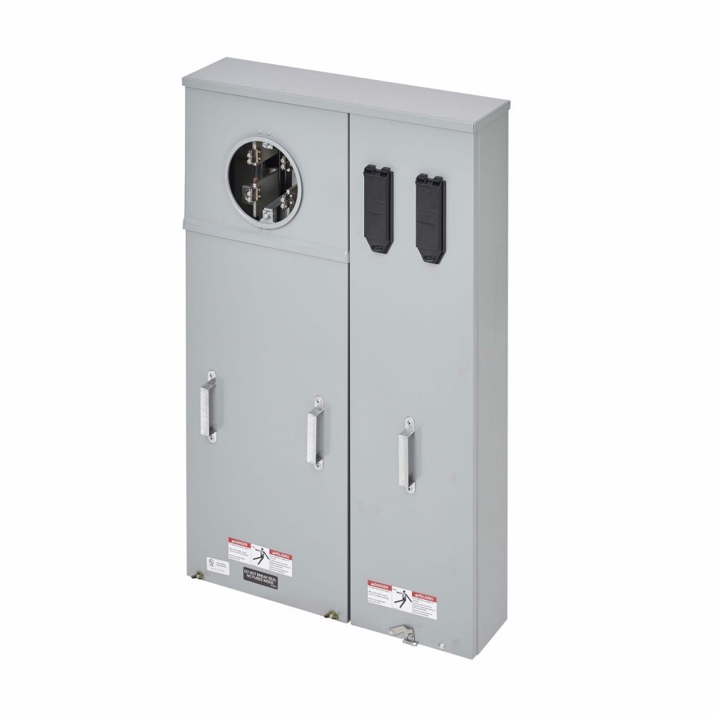 Product image for B-LINE U4042MCC METER BREAKER, 320 A, RING, NEMA 3R, GALVANIZED STEEL, SURFACE MOUNT, MANUAL CIRCUIT CLOSING