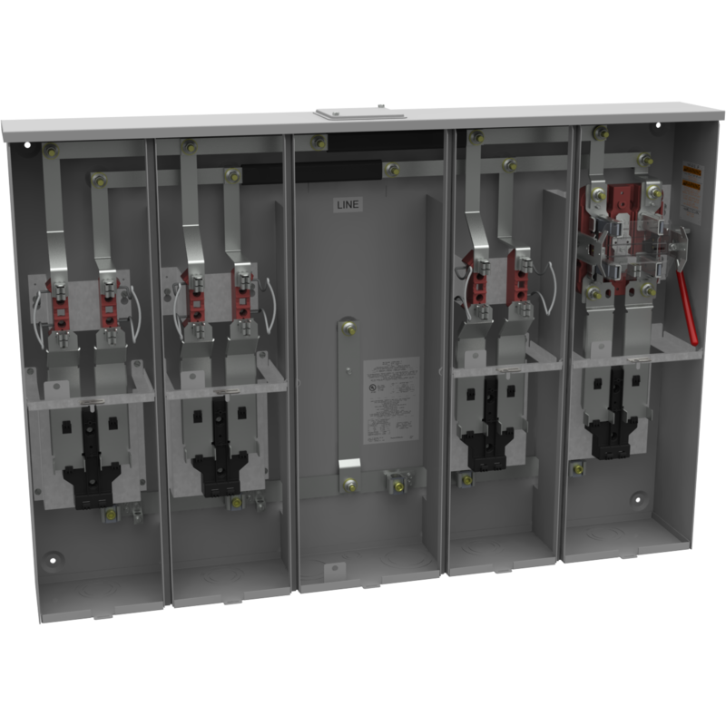 125A 4T RL 4P CONDO WITH HOUSE PANEL LVR & BARREL LOCK PROV