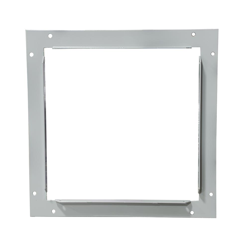 Wireway End Flange Type 1 6x6 Screw Cover ANSI 61 Gray Steel