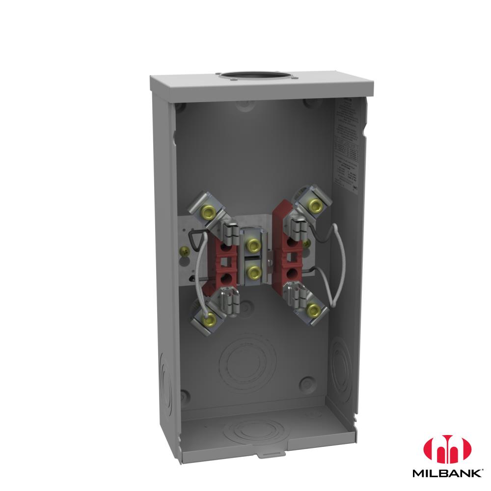 Product image for Milbank U7021-RL-TG 4 Terminal Ringless Small Hub Open Triplex Ground Overhead
