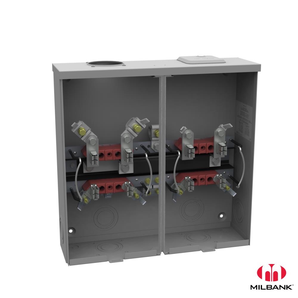 Product image for Milbank U7362-RL-KK 4 Terminal Ringless Small Hub Open Horn Bypass 2 Position