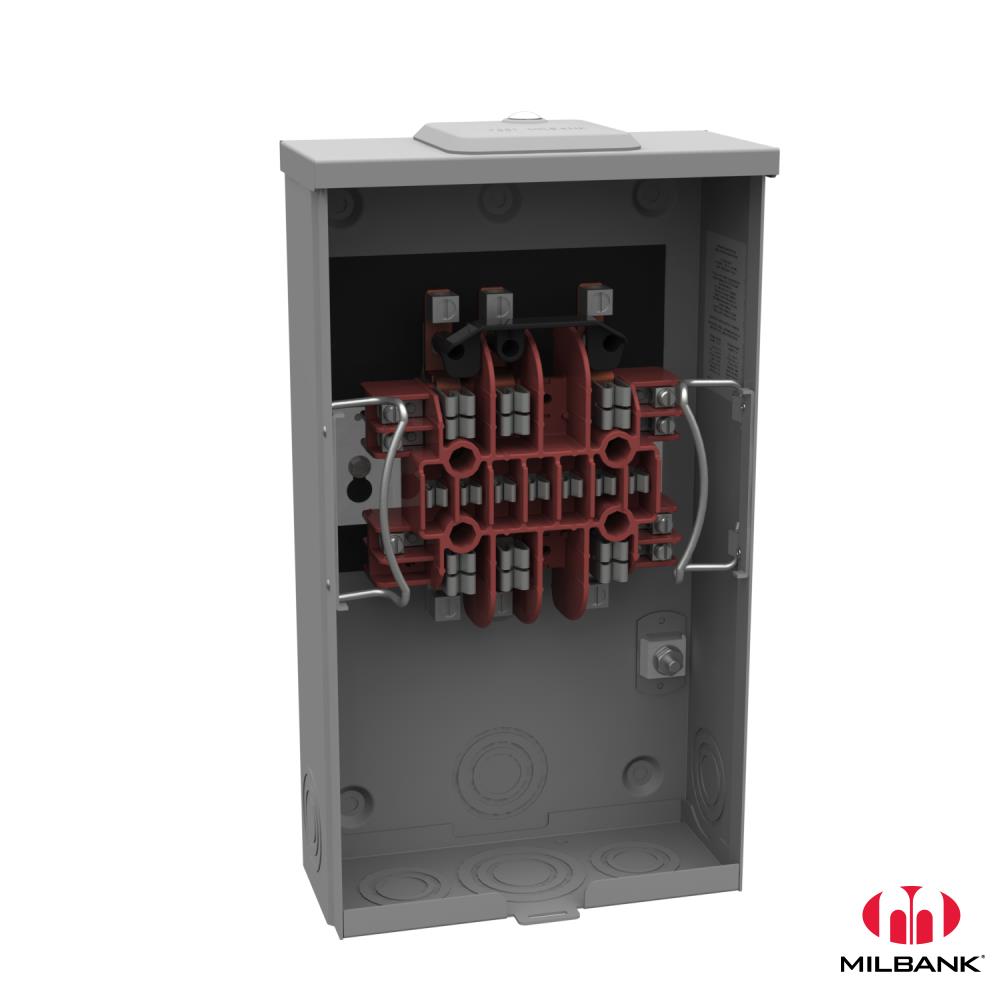 Product image for Milbank UC7237-XL 13 Terminal Ringless Small Closing Plate