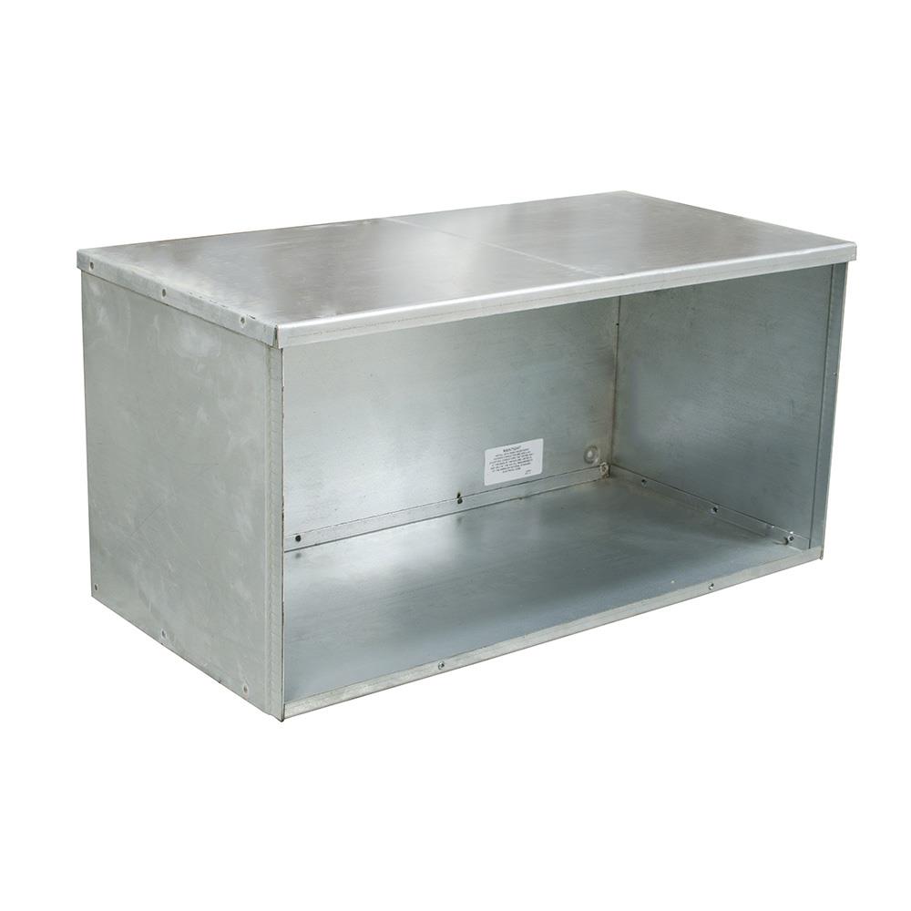 10x36x10 Screw Cover Wireway Type 3R UL Listed Steel No Knockouts No Paint Quad D Knockout for Lock Emboss Mounting Holes in Back