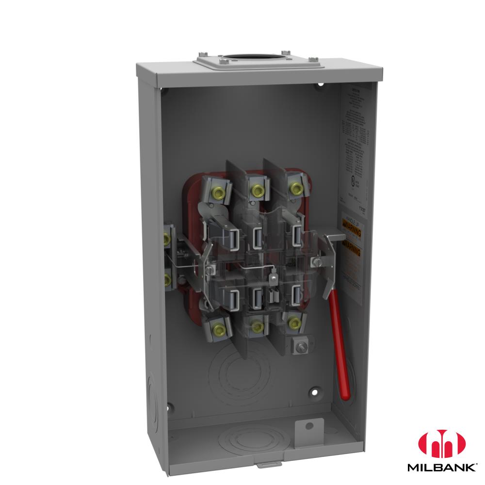 Milbank U9700RRLBLG 7 Terminal Ringless Large Hub Open Adapt To Small