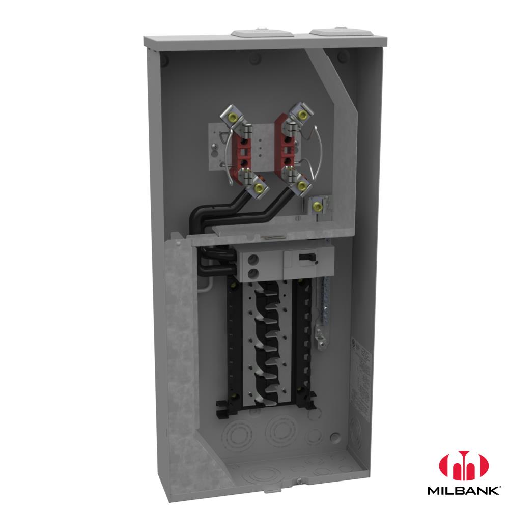 4 TERM RNGLS 2 SML CLS PLTS 1-200 AMP MN BRKR 20 BRANCH CKT