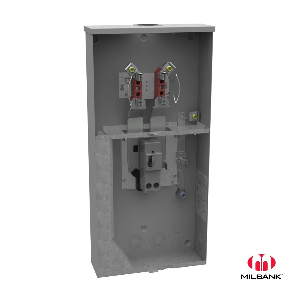 Milbank U5844PXL150 4 Terminal Ringless Small Closing Plate Pack