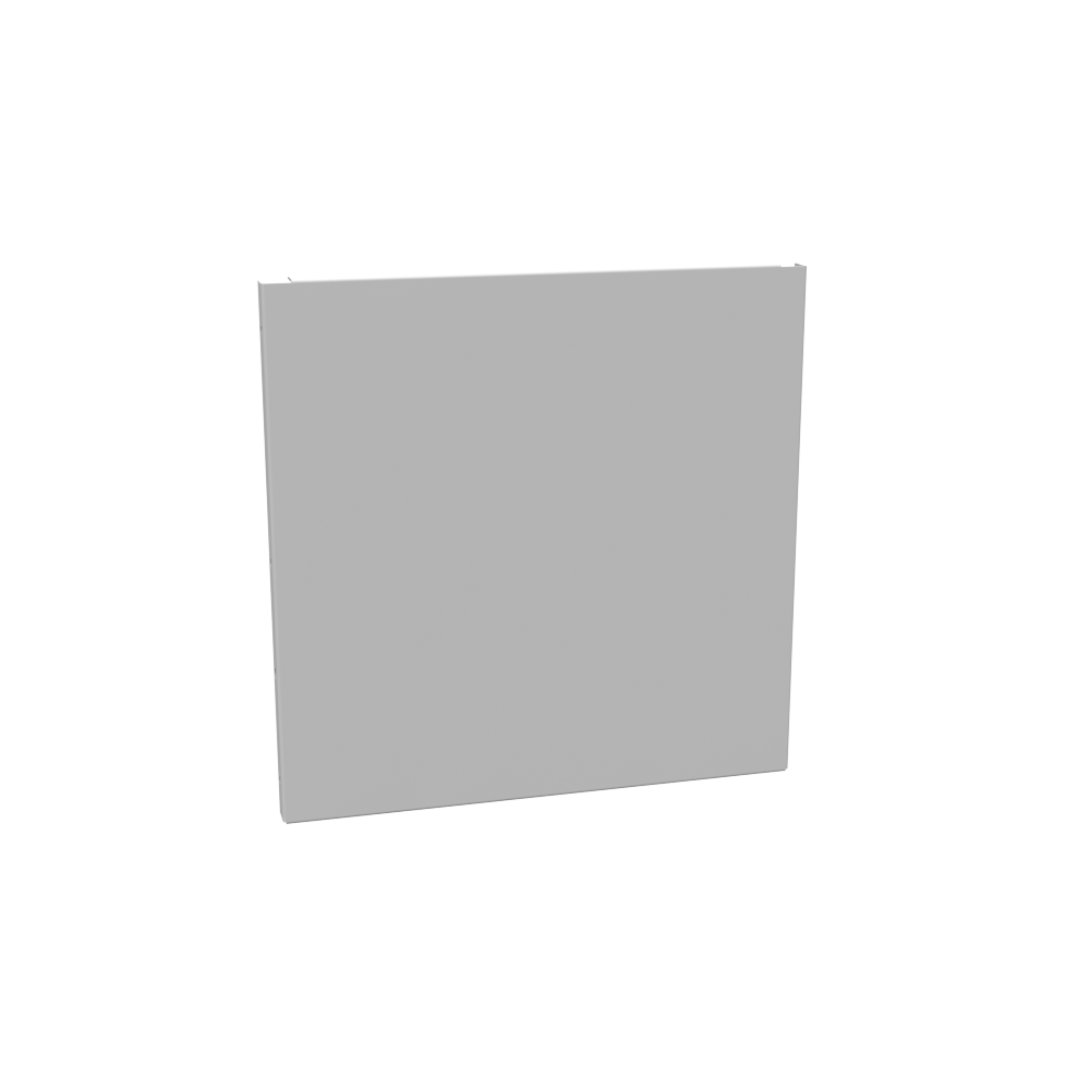 Wireway End Type 1 12x12 Screw Cover ANSI 61 Gray No Knockouts