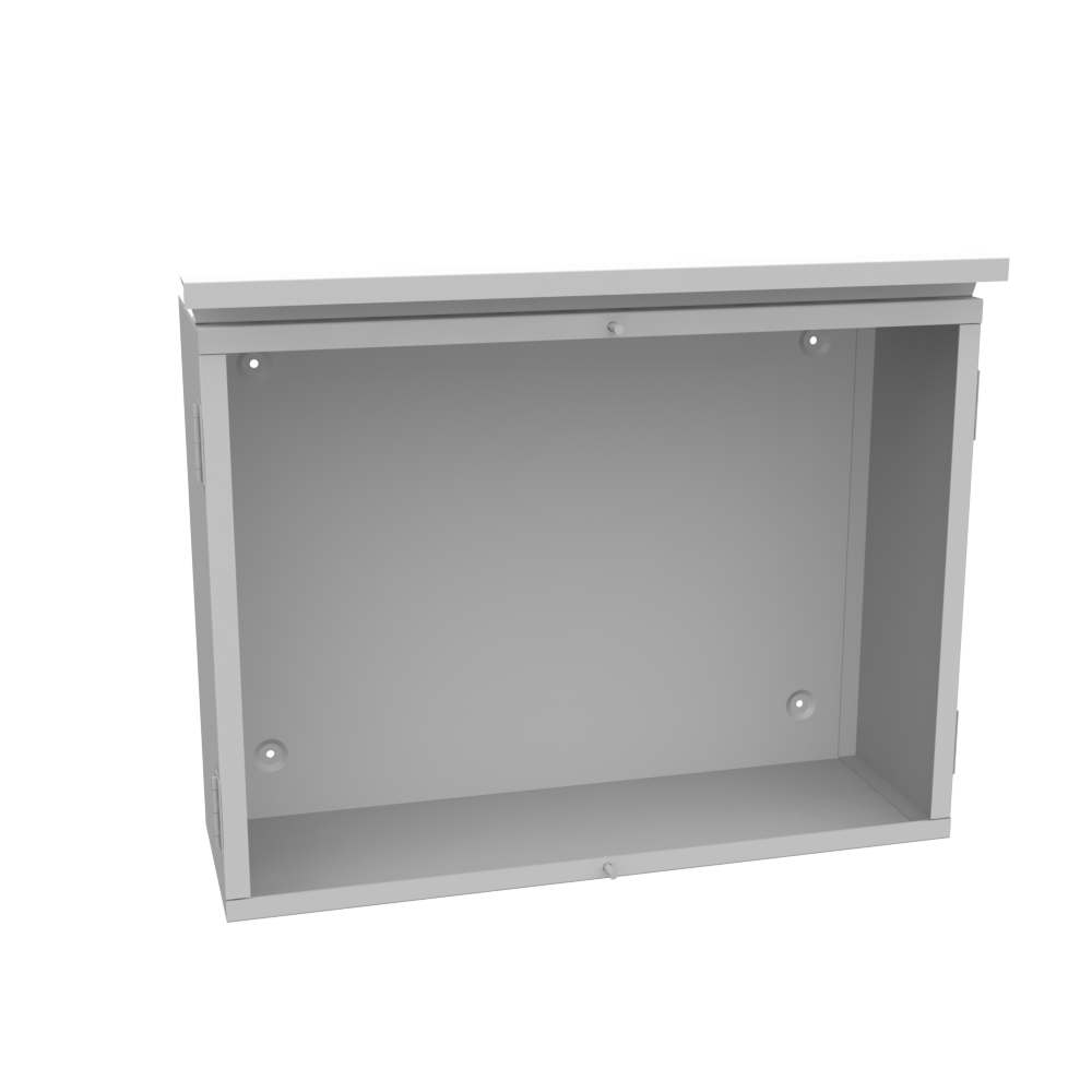 32x10x24 Hinge Cover Type 3R UL Listed Steel No Knockouts ANSI 61 Gray Padlocking Hasp Stainless Steel Wing Nuts Special Drip Shield