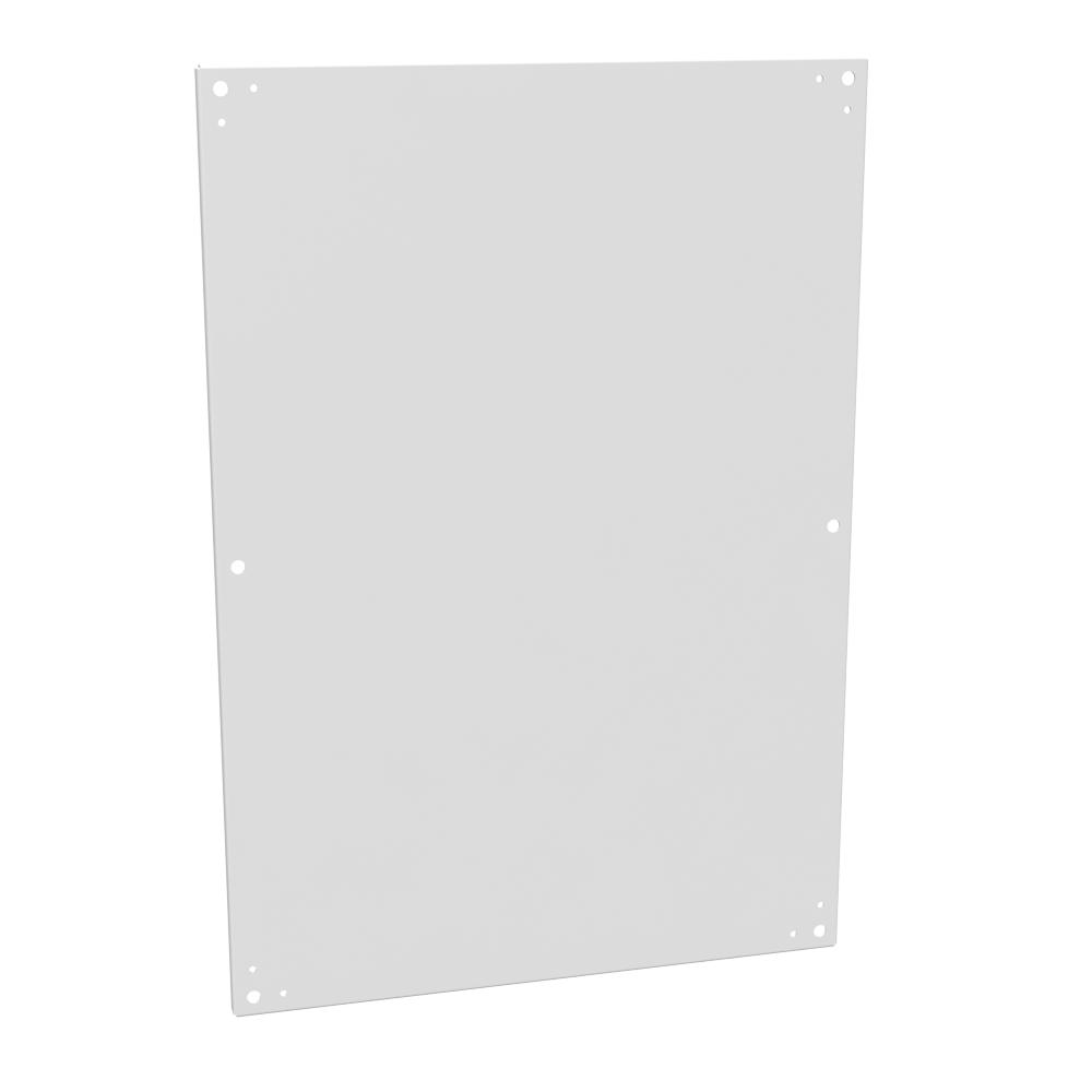 Back Panel Non UL Listed 42x30 Hinge Cover White Steel