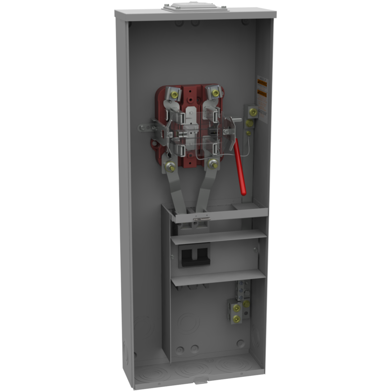 Milbank U4031-O-2/200 4 Terminal Ringless Plain Top Lever Bypass 2-200 - Foto 7