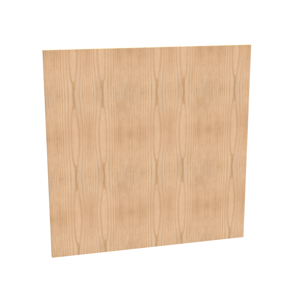 33x33 Back Panel Non-UL Listed Wood No Paint No Mounting Holes