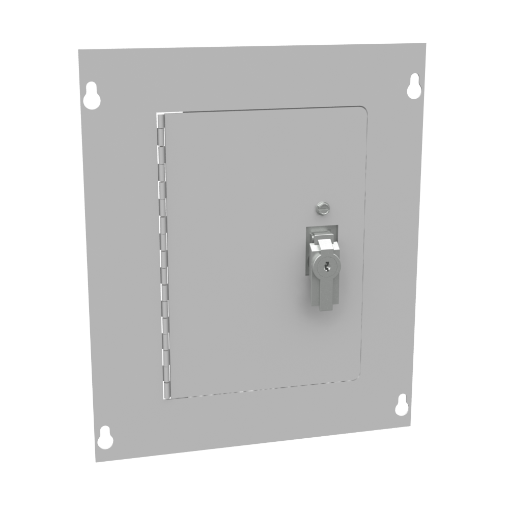 Surface Mount Cover Type 1 10x12 Screw Cover ANSI 61 Gray Steel Hinged Door Keylocking Slam Latch