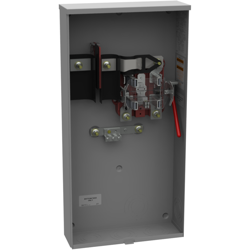 Compteur électrique Milbank 320A U1797-0-K3L-K2L – Monophasé, 600V, 4 Mâchoires, Sans Anneau, Pour Enterré – Neuf Et Garanti !