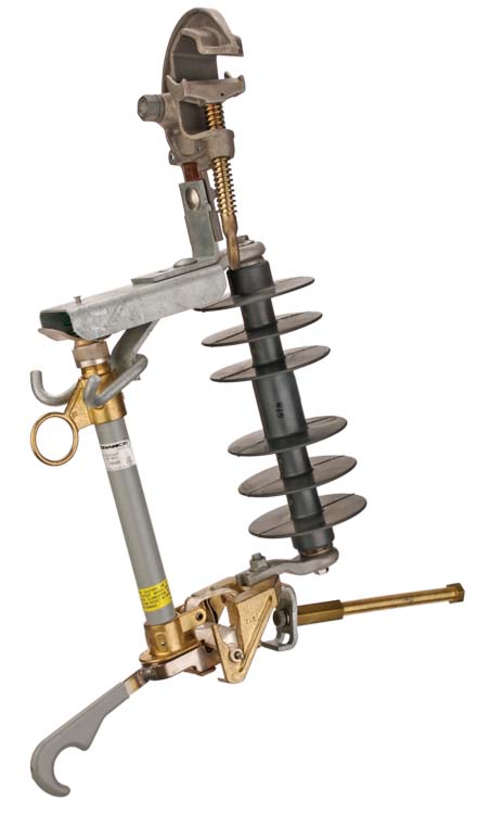 Product image for Hubbell Power PSC6010345 100 Amp 15 kV Polymer Jumper/Load Pick Up Pivot Lever Temporary Cutout