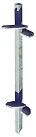 Product image for Hubbell Power 012642EJ 3-1/2 Foot 2-Helix Steel Anchor