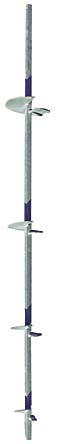 Product image for Hubbell Power 012642EJNS 10-1/2 Foot 2-Helix Steel Anchor