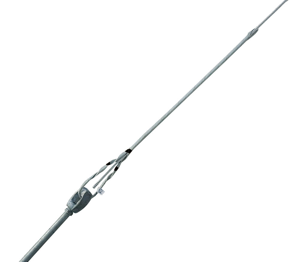 Product image for Hubbell Power AWDE4113 8 m 8050 lb Blue Guy Wire Deadend