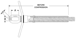 Product image for CHANCE C021111NT DEADEND, UNI-GRIP