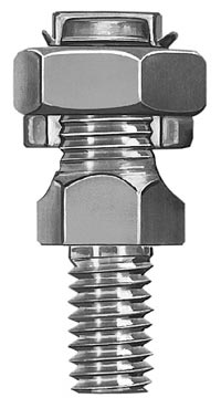 Product image for HPS KS40 GROUND, BRZ POST CONNECTOR