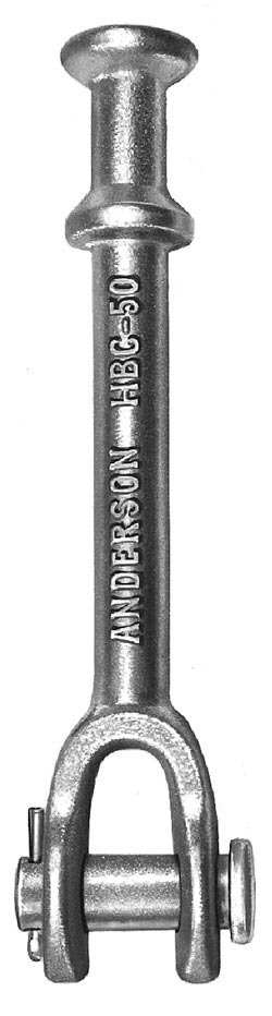 Product image for CHANCE HBC50 LINK, FORGED CLEVIS BA