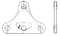 Product image for CHANCE YPD30152382 YOKE, PLATE