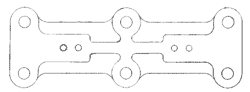 Product image for CHANCE YPR30173512 YOKE, PLATE PP 1