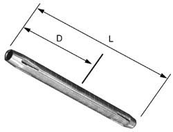 Product image for Hubbell Power VC61R 1/0 to 4/0 AWG Aluminum Full Tension Compression Splice
