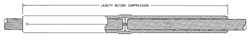 Product image for Fargo C151212 874.5 MCM 1.077 Inch Aluminum Full Tension Compression Splice