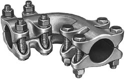 Product image for HPS AL901010 COUPLER, AL ANGLED TUB