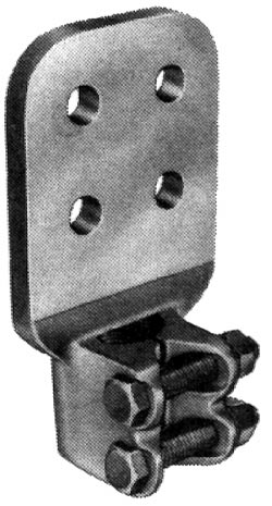Product image for Anderson HDSF20131212 2-12 Inch Bronze Stud to Flat Bar Connector
