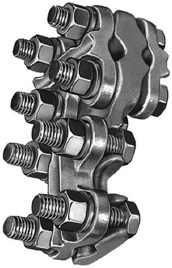 Product image for HPS T2CC100100 TEE, BRZ BOLTED TWO