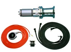 Product image for Hubbell Power C3081172 12 VDC 1000 lb Electric?Drive Capstan Hoist