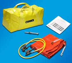 Product image for Hubbell Power C6002989 58 x 58 Inch Personal Protective Grounding Grid Kit