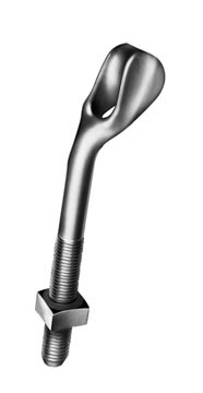 Product image for Hubbell Power 5016 5/8 x 16 Inch Thimbleye Bolt
