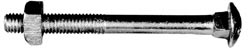 Product image for Hubbell Power 8634 3/8 x 4 Inch Hot Dip Galvanized Steel Carriage Bolt
