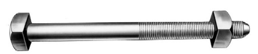 Product image for Hubbell Power 870112 1/2 x 1-1/2 Inch Hot Dip Galvanized Steel Square Head Machine Bolt