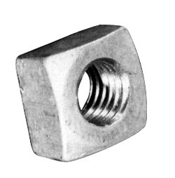 Product image for Hubbell Power 55006P 5/8 Inch Galvanized Heavy Square Rod Nut