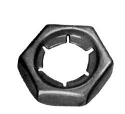 Product image for Chance 3530 3/8 x 5/8 Inch Galvanized Hex Palnut Locknut